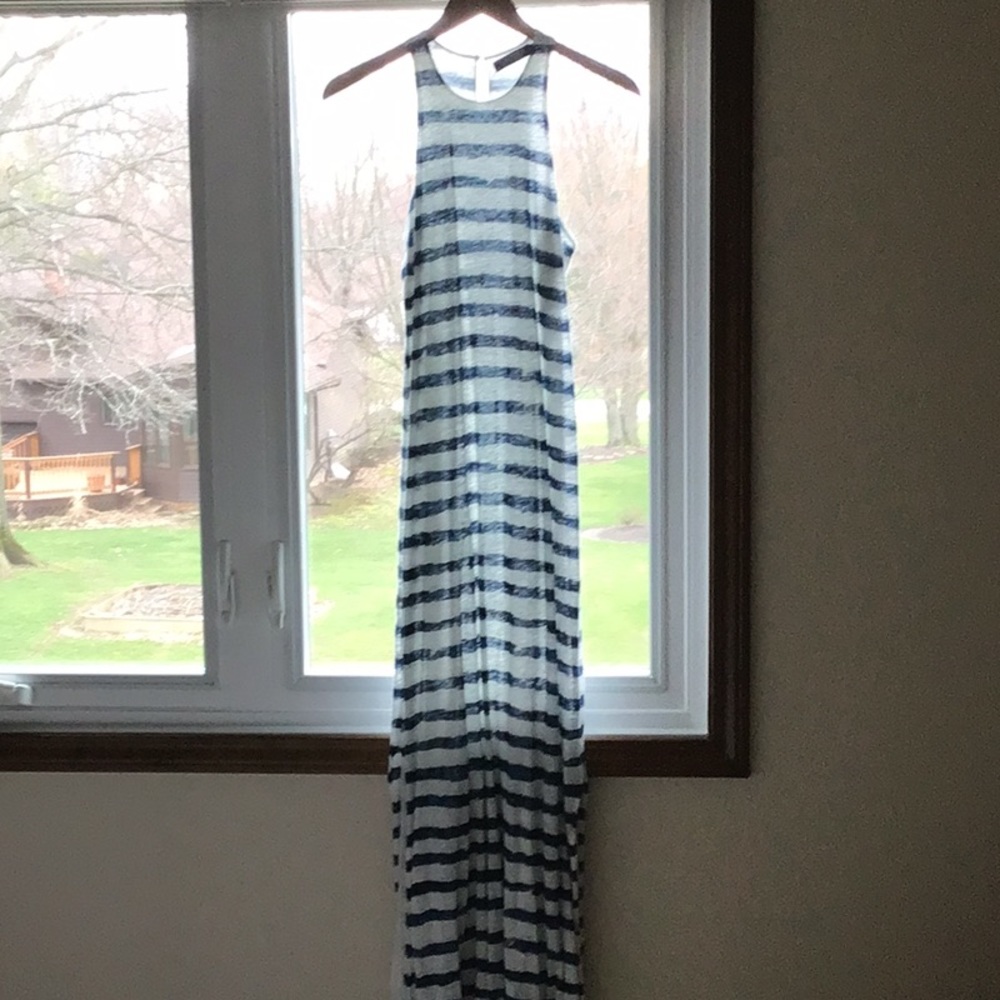 Lauren by Ralph Laure Blue & White beach dress, size S